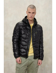 Blauer piumino ad onde con cappuccio Wave 26sbluc03177-006719 [459f0a3c]