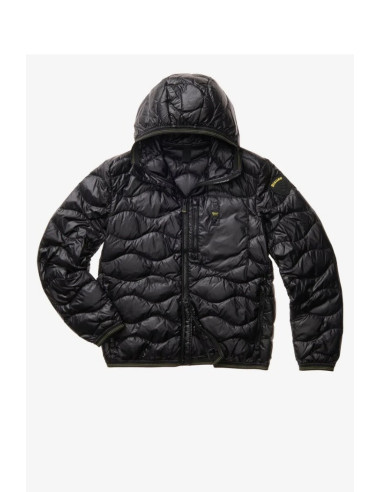 Blauer piumino ad onde con cappuccio Wave 26sbluc03177-006719 [2ef4cf2b]