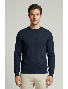 Markup maglia girocollo in cotone MK10001 [9175572d]