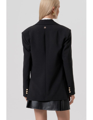 Fracomina blazer doppiopetto oversize con bottoni dorati fr26sj3001w42901 [da6bb3e0]