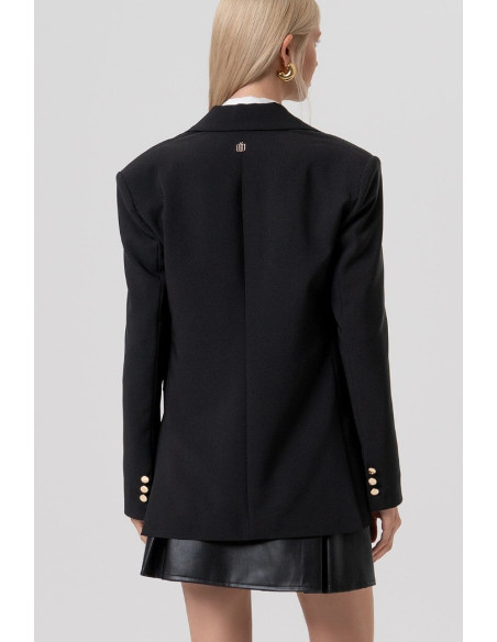 Fracomina blazer doppiopetto oversize con bottoni dorati fr26sj3001w42901 [da6bb3e0]