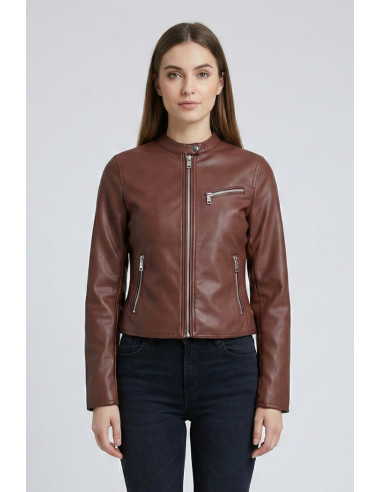 Markup giubbotto biker effetto pelle MW1640007 [b332c59d]
