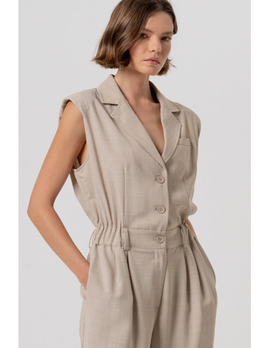 Fracomina tuta senza maniche con pantaloni lunghi fr26so2005w76301 [4072c3ff]