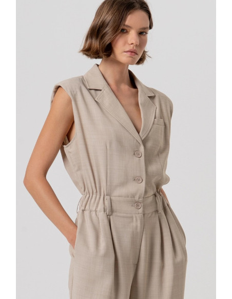 Fracomina tuta senza maniche con pantaloni lunghi fr26so2005w76301 [4072c3ff]