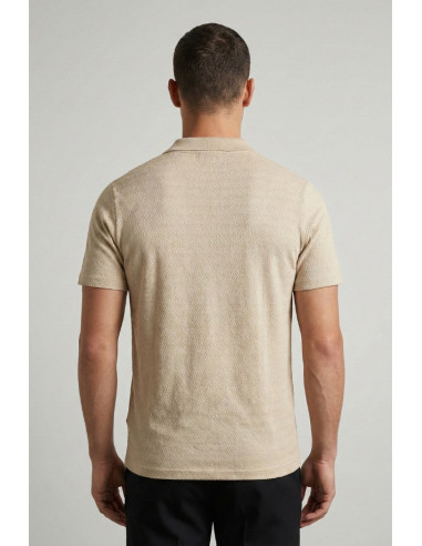 Markup polo derby in tessuto texturizzato MK1910080 [3ee0647b]