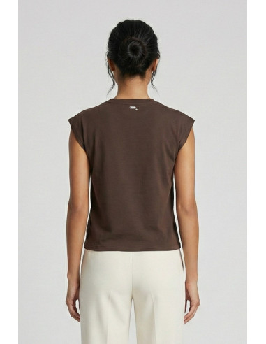 Markup t-shirt in cotone con applicazione MW1610006 [b6c76bbf]