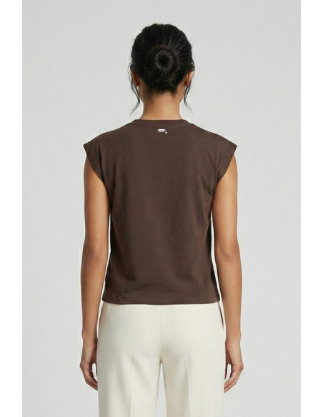 Markup t-shirt in cotone con applicazione MW1610006 [b6c76bbf]