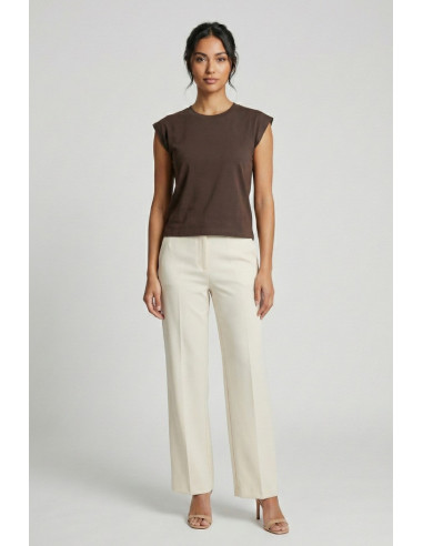Markup t-shirt in cotone con applicazione MW1610006 [01daaabb]
