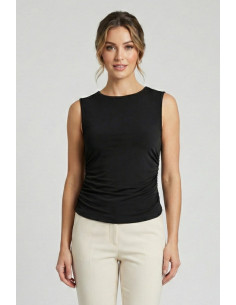 Blash blusa in maglina con arricciatura BS1710101 [c01b52de]