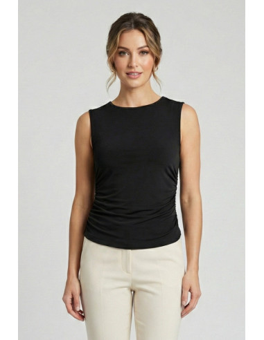 Blash blusa in maglina con arricciatura BS1710101 [c01b52de]