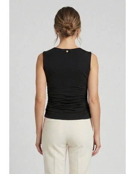 Blash blusa in maglina con arricciatura BS1710101 [193d11d3]