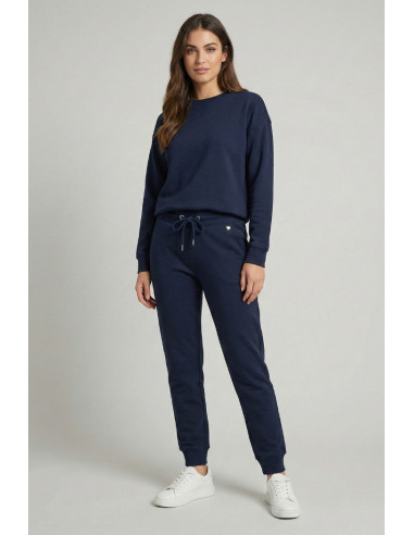 Blash pantalone in felpa in misto cotone con polsini BS1720011 [46013fc2]