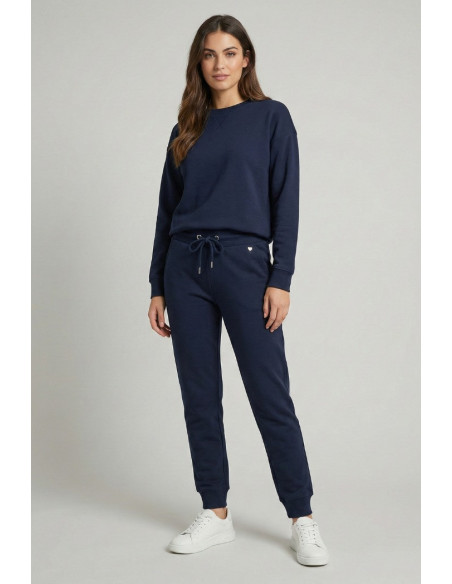 Blash pantalone in felpa in misto cotone con polsini BS1720011 [46013fc2]