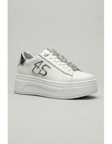 4US Paciotti sneaker con dettaglio logo strass 4BV183 [7bdd6726]