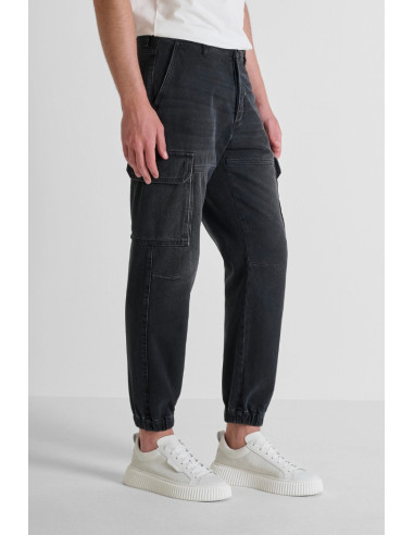 Antony Morato jeans regular fit in denim nero Jay mmdt00307-fa700143-w02238 [363728aa]