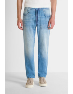 Antony Morato jeans regular straight fit in denim chiaro Eddy mmdt00308-fa700168-w02251 [9a75e25b]