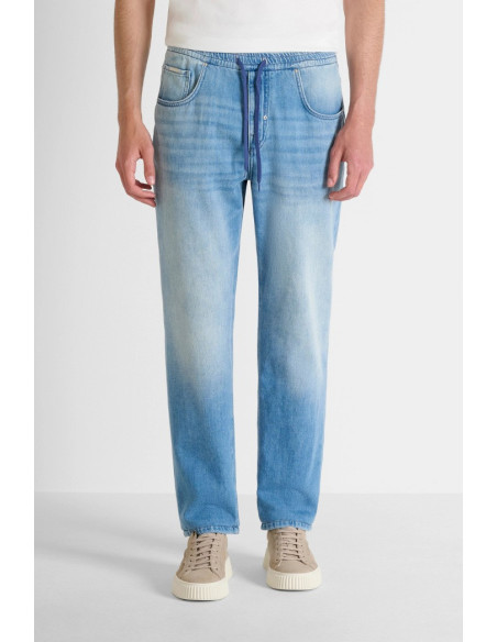 Antony Morato jeans regular straight fit in denim chiaro Eddy mmdt00308-fa700168-w02251 [9a75e25b]