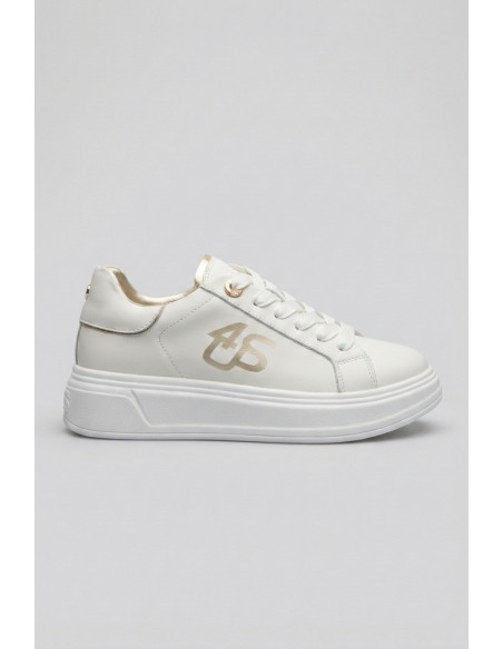 4US Paciotti sneaker allacciata con logo 4BV180 [dd2663a2]