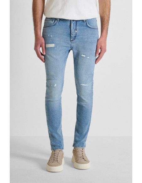 Antony Morato jeans skinny cropped fit in denim blue profondo Karl mmdt00272-fa750642-w02242 [030acd39]