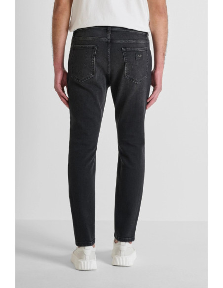 Antony Morato jeans skinny cropped fit in denim nero Karl mmdt00272-fa750643-w02243 [005f620d]