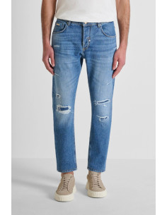Antony Morato jeans slim fit alla caviglia in denim authentic blue Argon mmdt00264-fa750398-w02230 [f3109d0f]