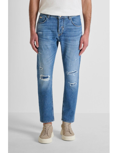 Antony Morato jeans slim fit alla caviglia in denim authentic blue Argon mmdt00264-fa750398-w02230 [f3109d0f]