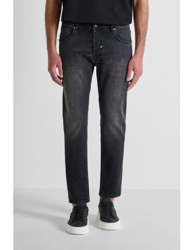 Antony Morato jeans slim fit alla caviglia in denim nero Argon mmdt00264-fa750592-w02218 [7e4b105e]