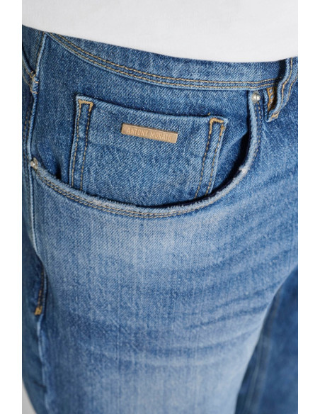 Antony Morato jeans slim fit alla caviglia in authentic blue Argon mmdt00264-fa750398-w02228 [432b120b]