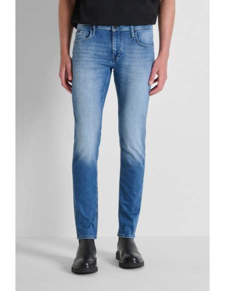 Antony Morato jeans tapered fit in denim titan blue Ozzy mmdt00241-fa750611-w02105 [aa7c41e9]