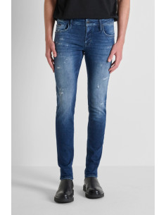 Antony Morato jeans tapered fit in denim titan blue Ozzy mmdt00241-fa750611-w02107 [4a49e185]