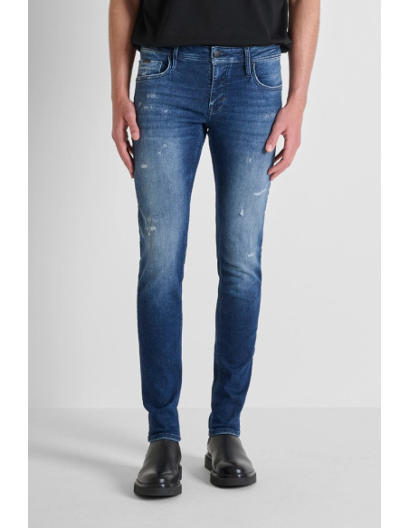 Antony Morato jeans tapered fit in denim titan blue Ozzy mmdt00241-fa750611-w02107 [4a49e185]