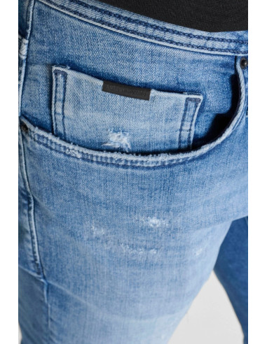 Antony Morato jeans tapered fit in denim titan blue sfumato Ozzy mmdt00241-fa750611-w02108 [3b263a10]