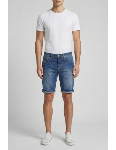 Antony Morato bermuda skinny fit in blue denim Randy mmds00081-fa750560-w02261 [e278ca40]