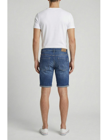 Antony Morato bermuda skinny fit in blue denim Randy mmds00081-fa750560-w02261 [3b5e894d]