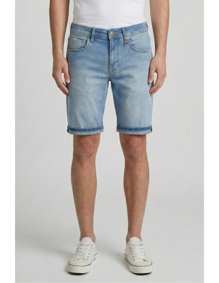 Antony Morato bermuda skinny fit in blue denim Randy mmds00081-fa750560-w02262 [6a6fb26d]