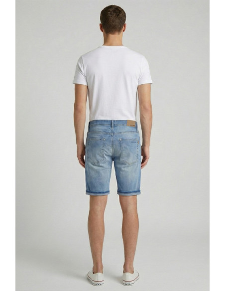 Antony Morato bermuda skinny fit in blue denim Randy mmds00081-fa750560-w02262 [b349f160]