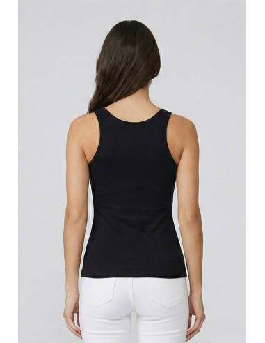 Fracomina top senza maniche in jersey di cotone fp26st2010j401n5 [69d880e1]