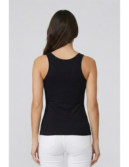 Fracomina top senza maniche in jersey di cotone fp26st2010j401n5 [69d880e1]