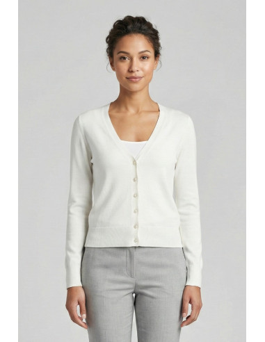 Markup cardigan scollo a V in misto viscosa MW10003 [0dc8c112]