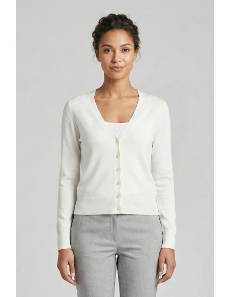 Markup cardigan scollo a V in misto viscosa MW10003 [0dc8c112]