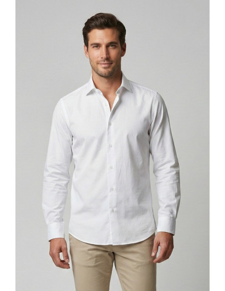 Markup camicia in popeline di cotone MK13001 [28bb43b5]