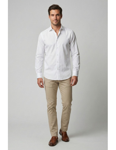 Markup camicia in popeline di cotone MK13001 [4680c1bc]