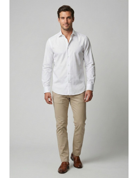 Markup camicia in popeline di cotone MK13001 [4680c1bc]