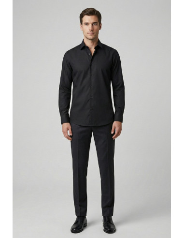 Markup camicia in popeline di cotone MK13001 [6d827930]