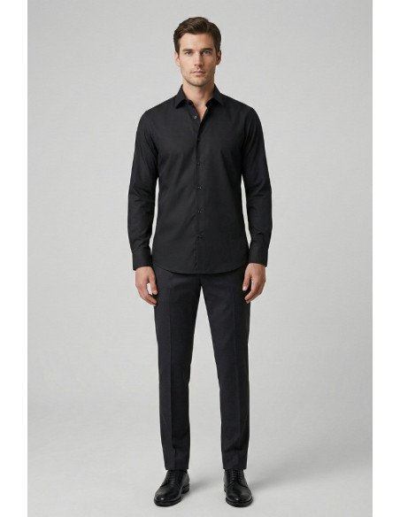 Markup camicia in popeline di cotone MK13001 [6d827930]
