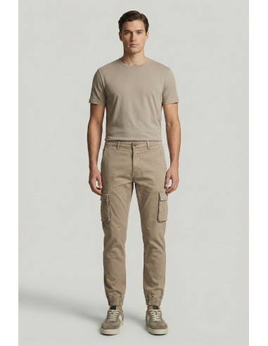 Squad2 pantalone cargo in cotone stretch Argentati226001 [3200d86f]