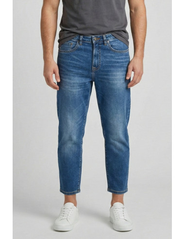 Urban Ring jeans cropped fit in denim di cotone stretch ur1150008 [ad0dccbe]