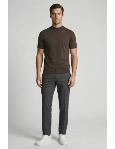 Markup maglia girocollo in cotone MK10004 [cd4892ff]