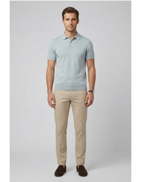 Markup polo da uomo in maglia MK10005 [a979471b]