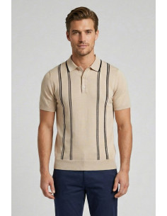 Markup polo a righe in maglia MK1900030 [1ff34e85]
